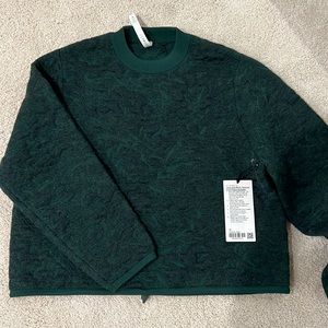 BNIB Lululemon Jacquard Multi-Texture Crew Neck Sweater - Size 10